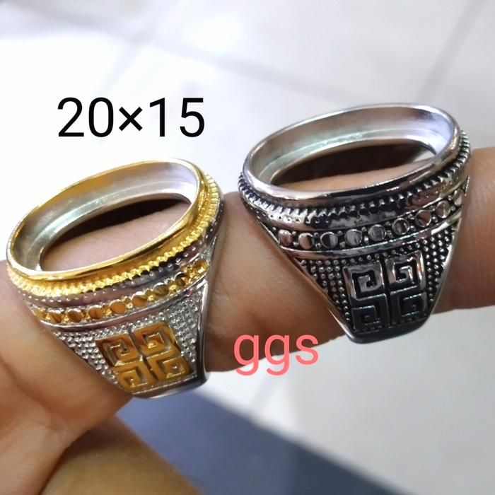 cincin titanium pria/emban/model tanam