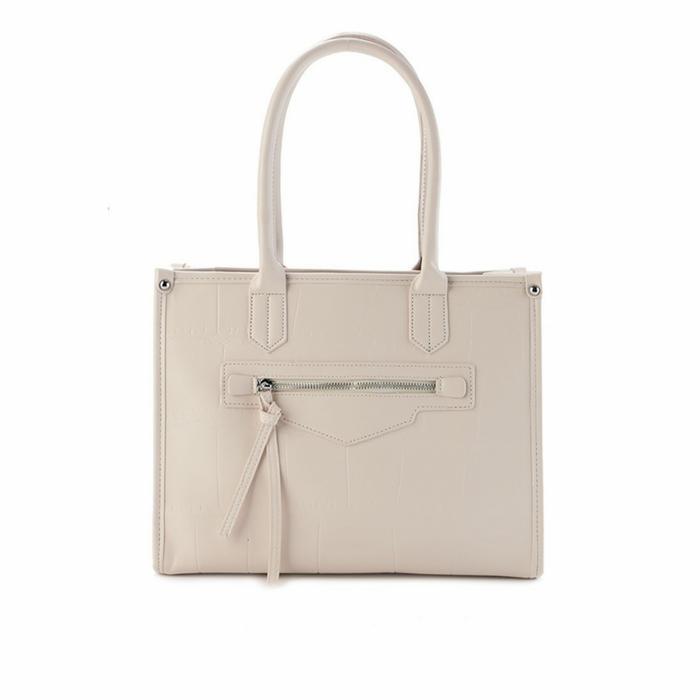 HUER - TOTE BAG WANITA ORIGINAL- Zeya Croc Embossed Tote Bag
