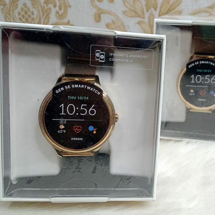 fossil smartwatch gen 5E FTW6069 gold tone stainless steel