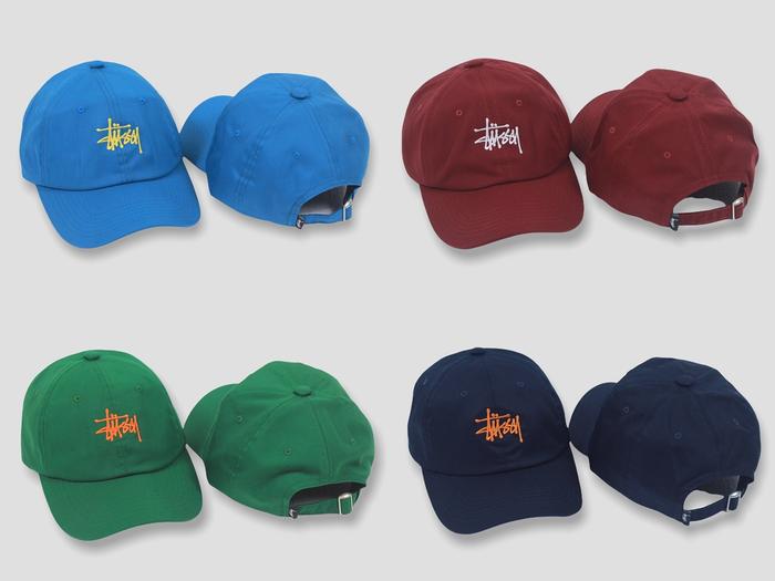 Topi Stussy Script Dad Hat Baseball Cap High Quality