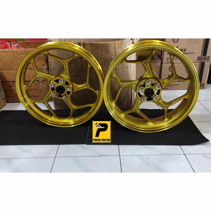 Velg Racing Axxio Vixion 300/450/R17 Gold Emas