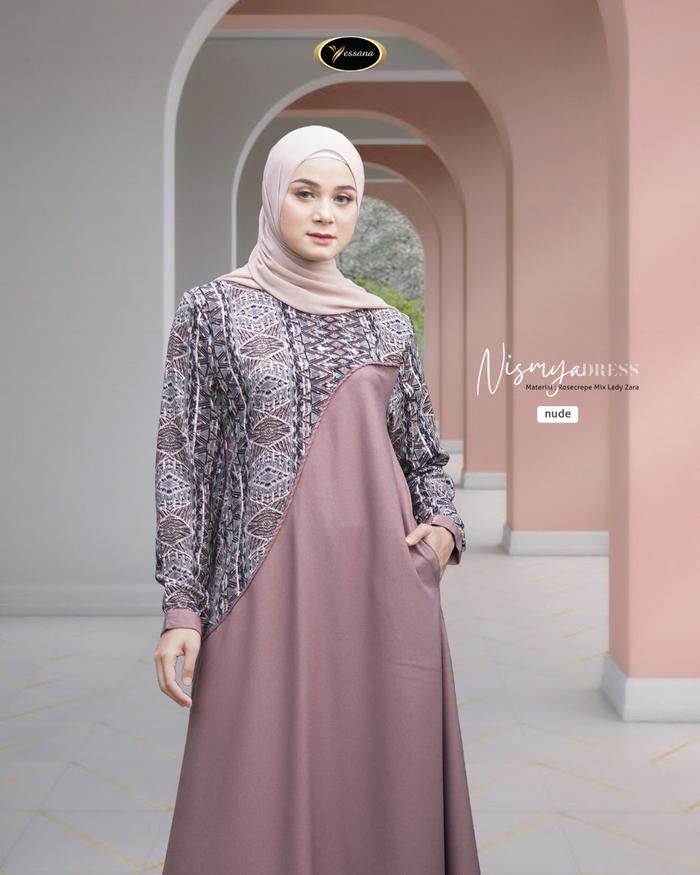 NISMYA Dress Gamis Yessana Original