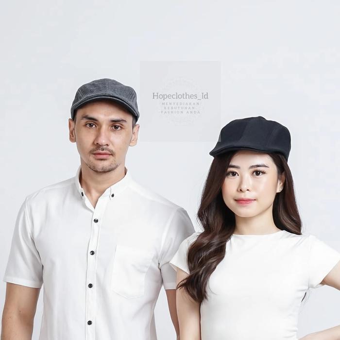 Topi Pet / Topi Patino / Topi Pelukis / Topi Pria / Topi Flat