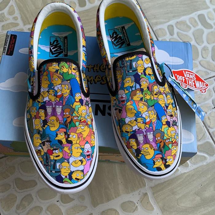 VANS SLIP ON X SIMPSON SPRINGFIELD COMFYCUSH ORIGINAL