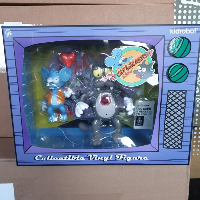 KIDROBOT X THE SIMPSONS ITCHY AND SCRATCHY