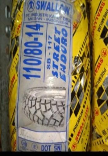 Ban SWALLOW 110/80-14 SB-117 SB 117 STREET ENDURO TUBELESS