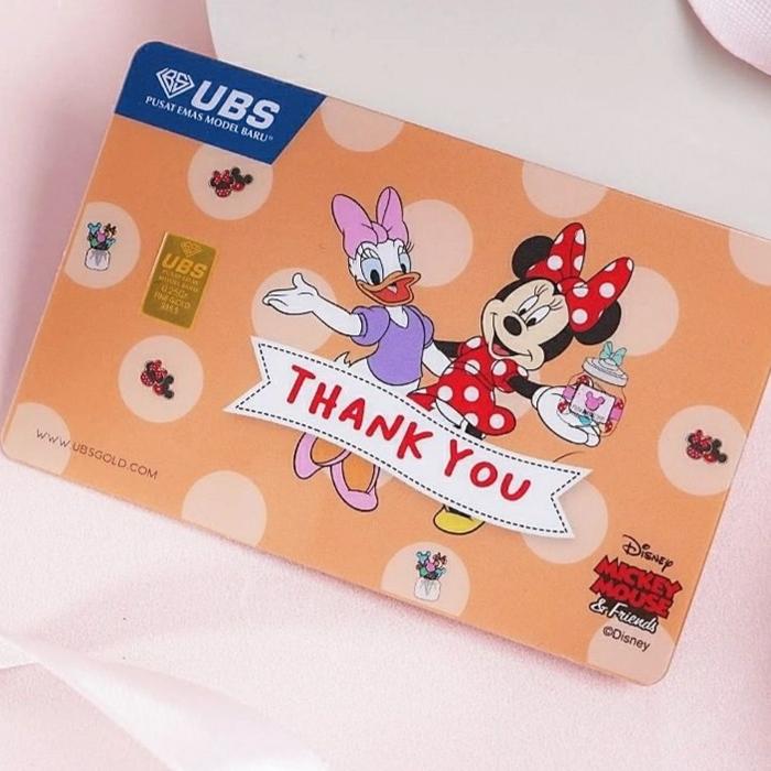 ubs Disney Mickey mouse thank you 0.25g/ubs Disney 0.25g/ubs 0.25g