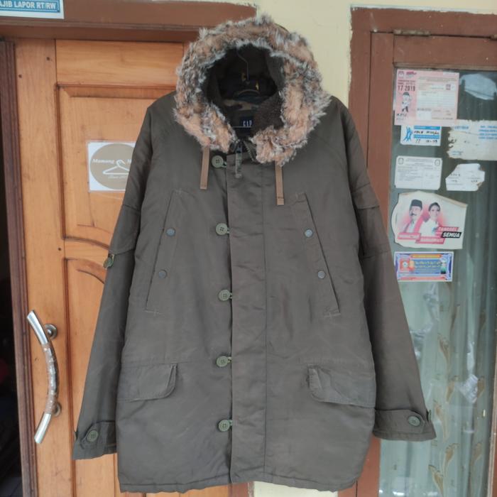 Jual Parka Jacket Snorkel Gap With Compass Inside Size XL