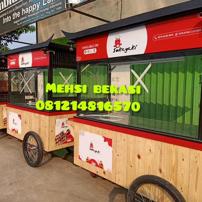 Gerobak korea, jajanan korea , gerobak makanan