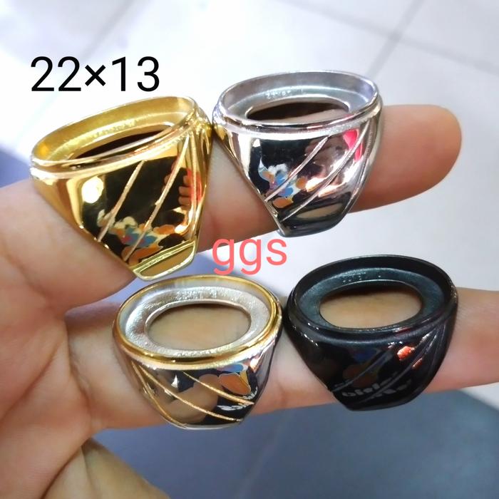 cincin titanium pria/emban/model kurung
