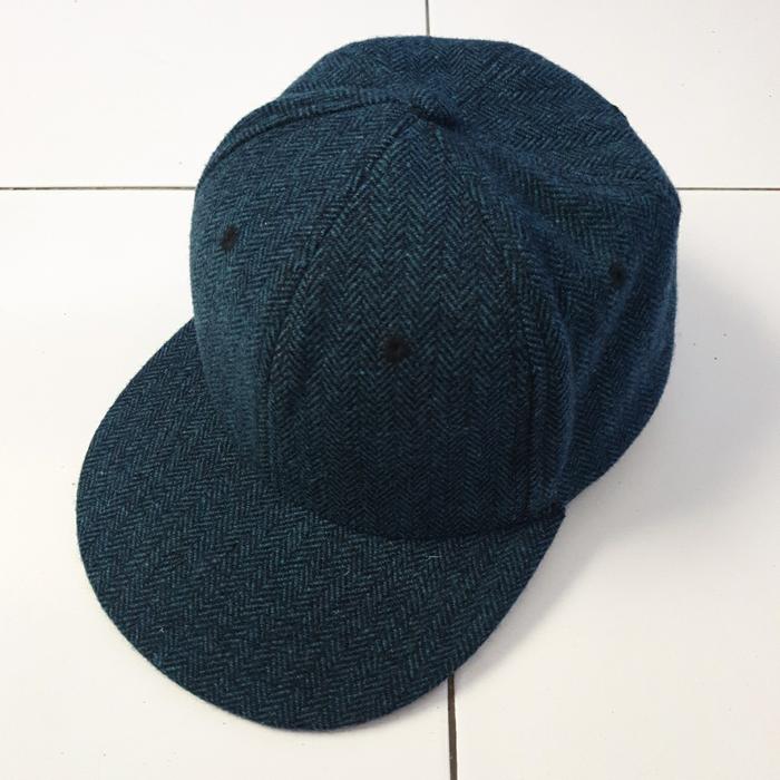 Topi Snapback Wool ist kunst Blue Green Vintage