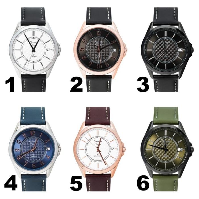 Alexandre Christie AC 8649 MD Man Leather Strap