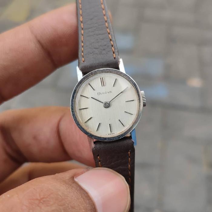 JAM TANGAN BULOVA LADIES WATCH SWISS MADE SECOND ORIGINAL