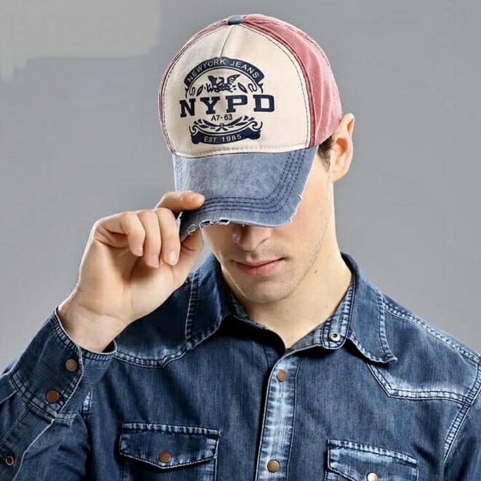 J20021 Topi baseball 3 tones New York Police Department NYPD