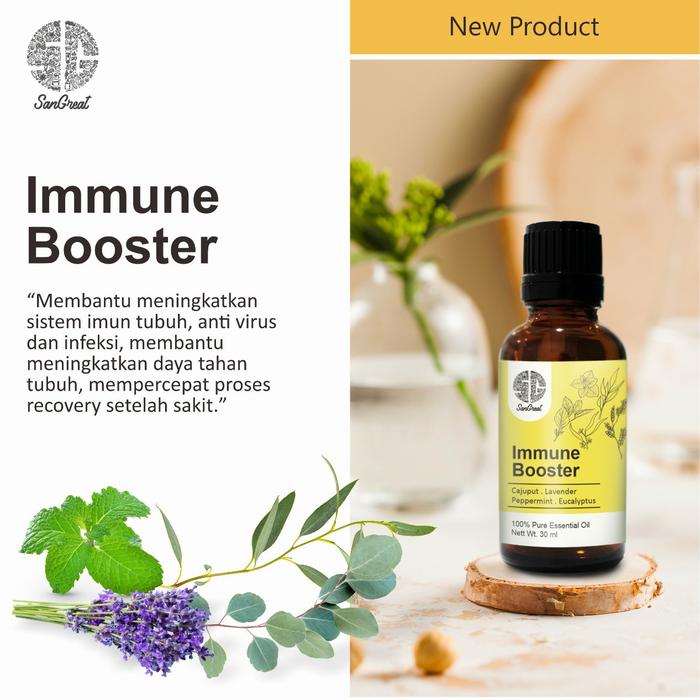 Essential oil aromatherapy Imunne Booster aromaterapi Imun Booster