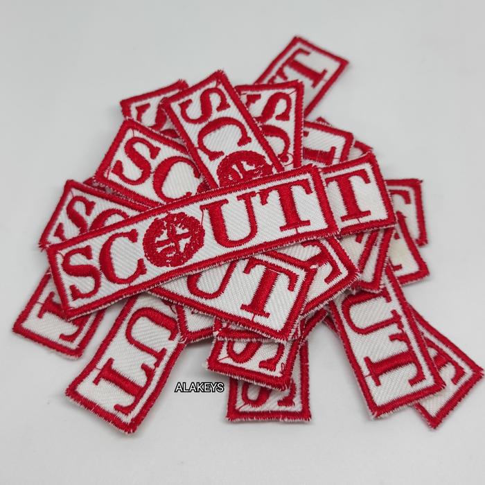 BADGE SCOUT PRAMUKA BORDIR