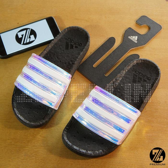 SANDAL / SENDAL SELOP ADIDAS ADILETTE BOOST METALLIC SLIDE ORIGINAL