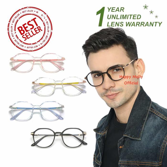 Kacamata Anti Radiasi Blue Ray Lens Pria dan Wanita - HM675 Group