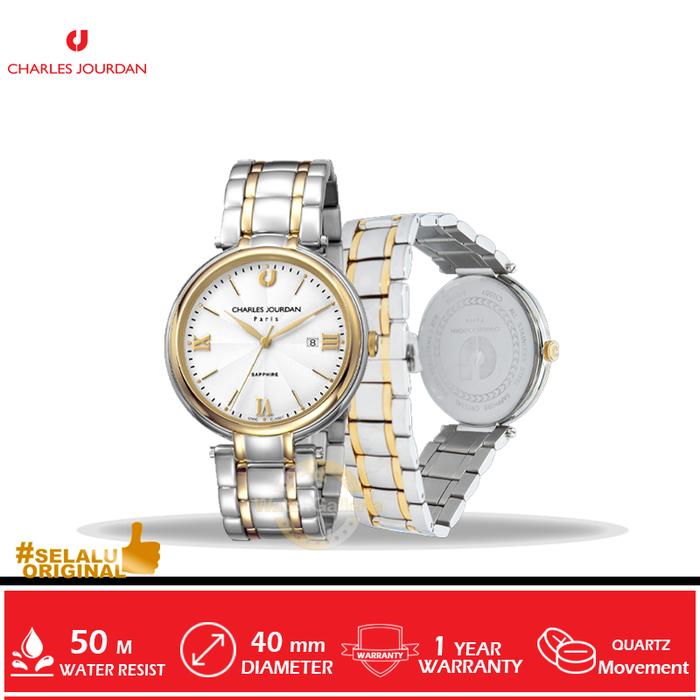 Jam Tangan Analog Man Charles Jourdan CJ1007-1113 Original Murah