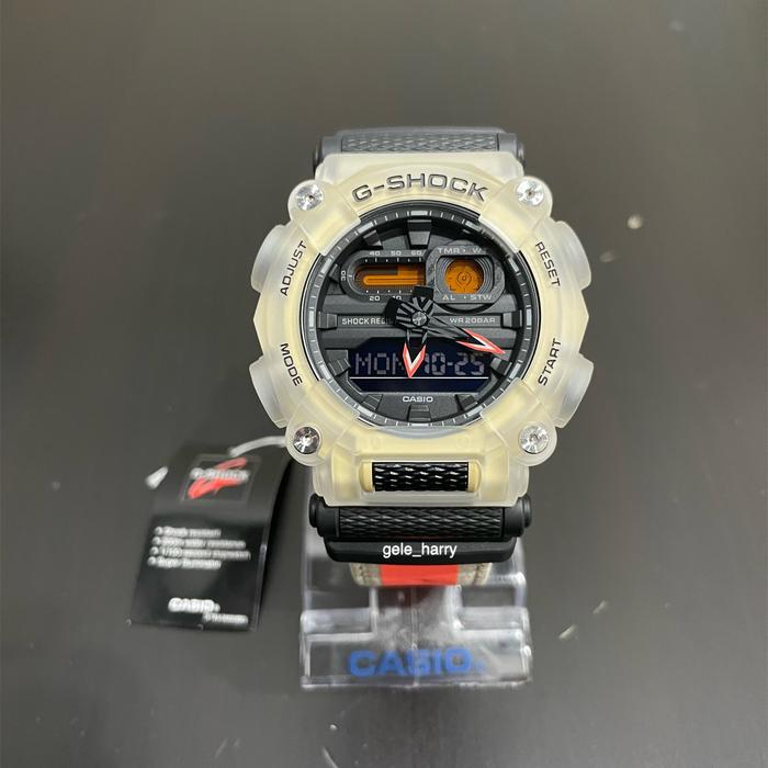 Casio Gshock GA 900TS-4ADR Jelly Bezel And Nylon Strap