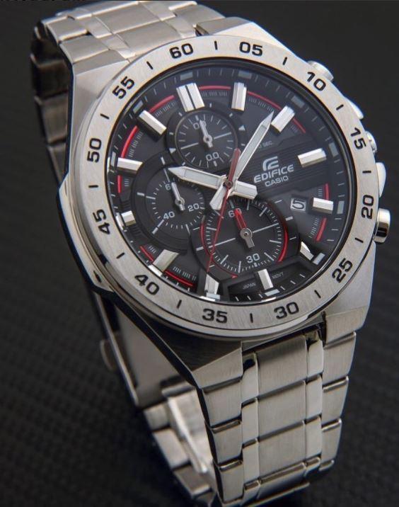 Casio Edifice EFR-564D Jam Tangan Pria Analog Chronograph Stainless Steel Mesin Jepang Sporty