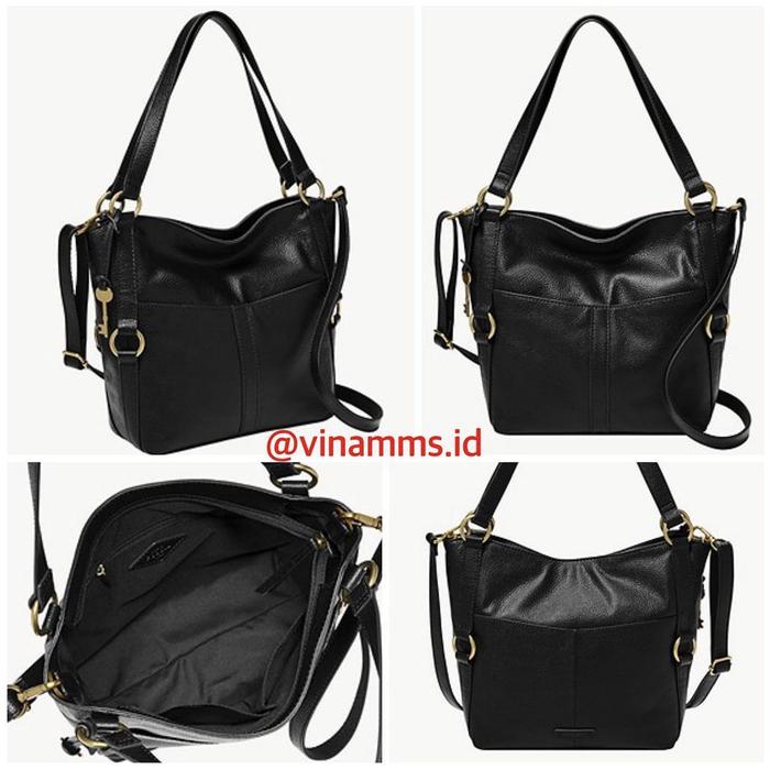 Fossil Sam Black Shopper
