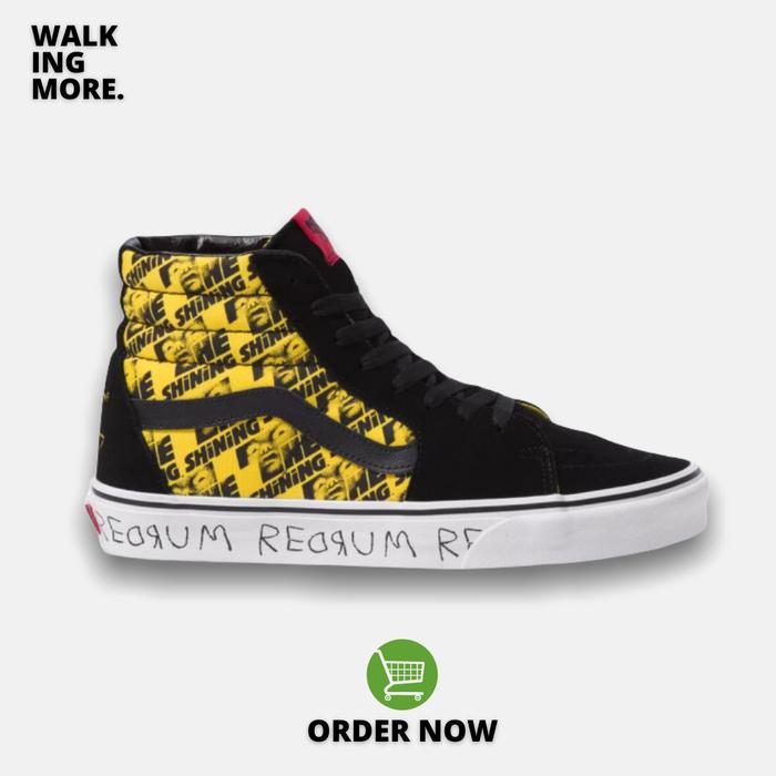 BEST DEAL VANS SK8 HIGH X HOUSE OF HORROR YELLOW ORIGINAL RESMI STORE