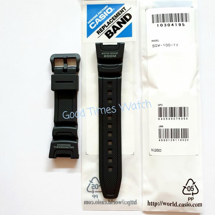 STRAP CASIO SGW-100-1V SGW 100 CASIO ORIGINAL