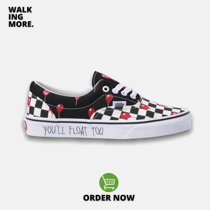 BEST DEAL VANS ERA X HOUSE OF HORROR IT ORIGINAL RESMI STORE