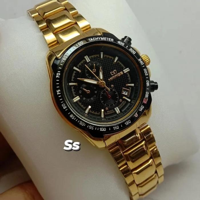 Mirage 8305 kuning/gold/mirage couple/jam tangan mirage original