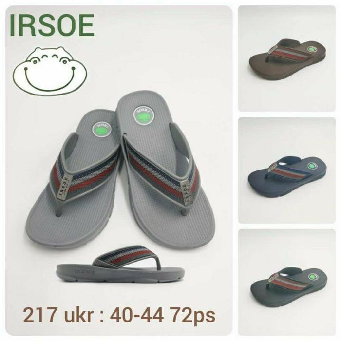 IRSOE 217 sandal jepit karet pria/laki-laki ukuran 40-44