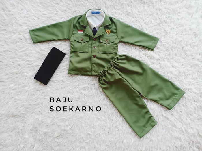BAJU SOEKARNO / KOSTUM SOEKARNO / KOSTUM PEJUANG / KOSTUM PAHLAWAN