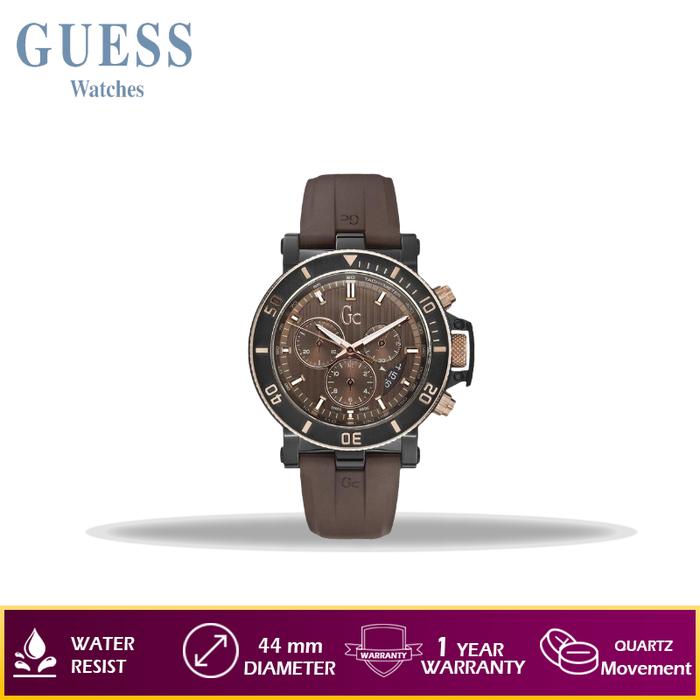 Jam Tangan Pria GUESS GC X95004G4S Strap Leather Original