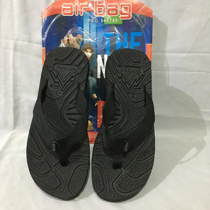 Sandal jepit pria AIRBAG JOKER HITAM