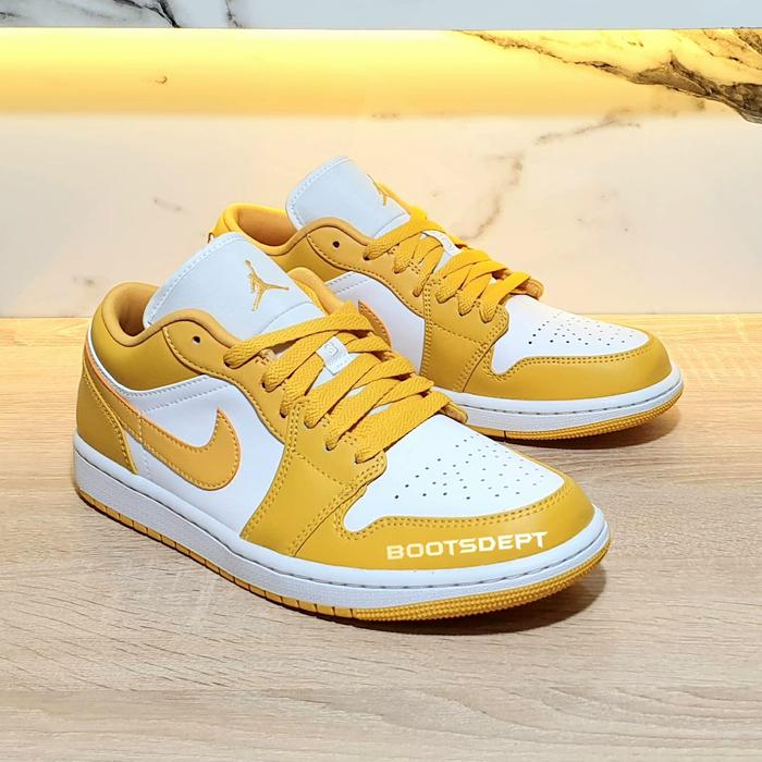 Air Jordan 1 Low Yellow Mustard Pollen (1000% Authentic)