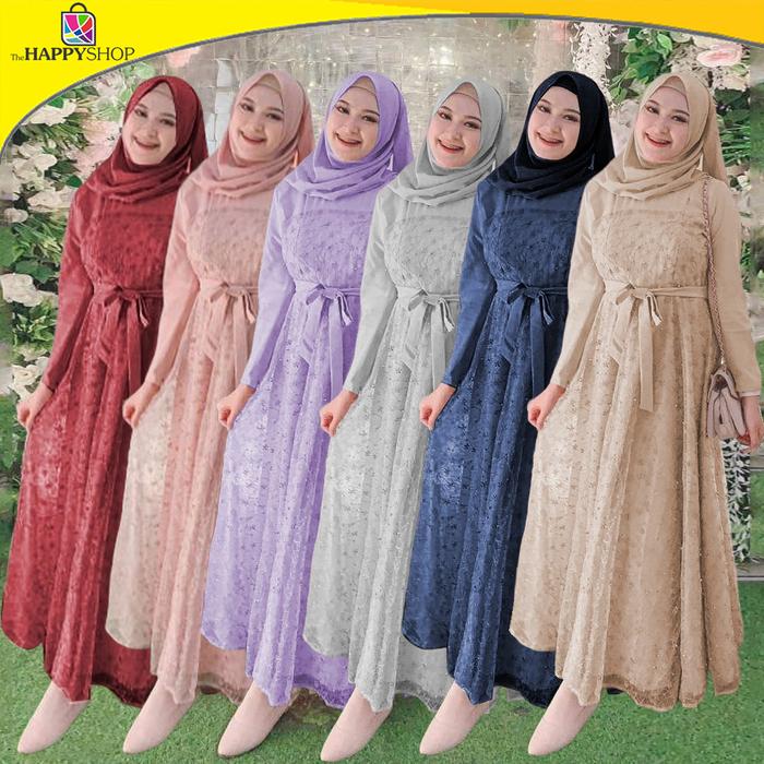 Jelita Maxi Dress, Gamis Maxi Premium High Quality LG