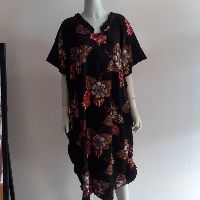 daster batik lowo tulis premium leher renda 1
