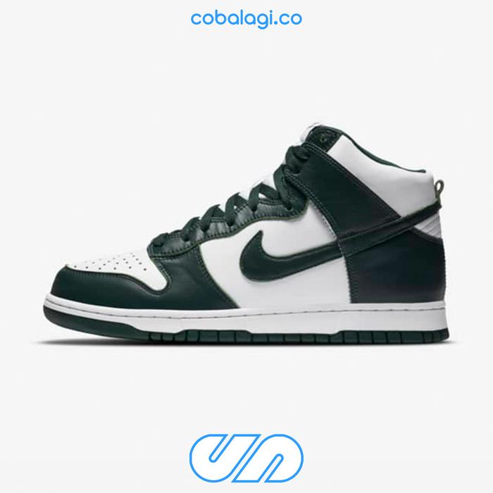 Nike Dunk Hi High Spartan Green Original Resmi