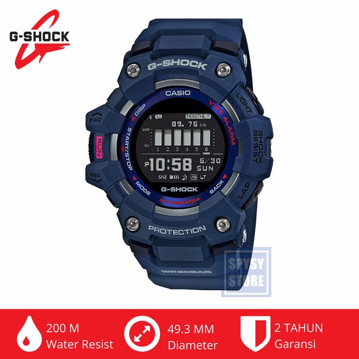 Casio Bluetooth G-Shock Gbd-100-2dr Gbd100 Original Jam Smartwatch
