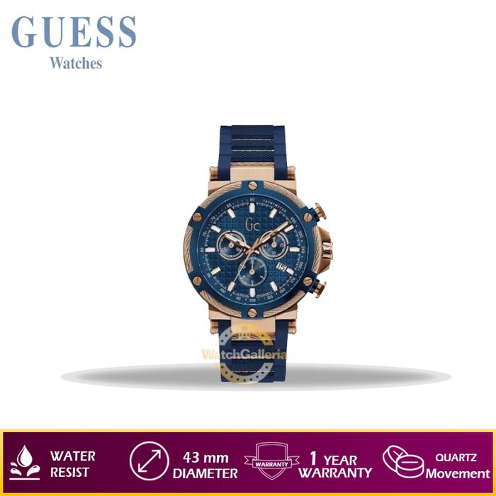 Jam Tangan Pria GUESS GC Y54001G7MF Stainless Steel Original