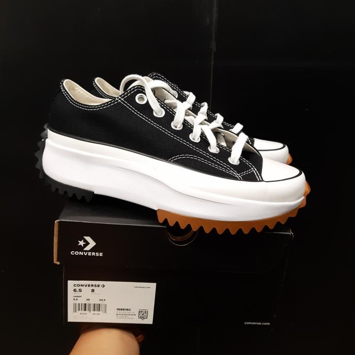 Converse Run Star Hike Ox Lugged Black White Gum 168816C