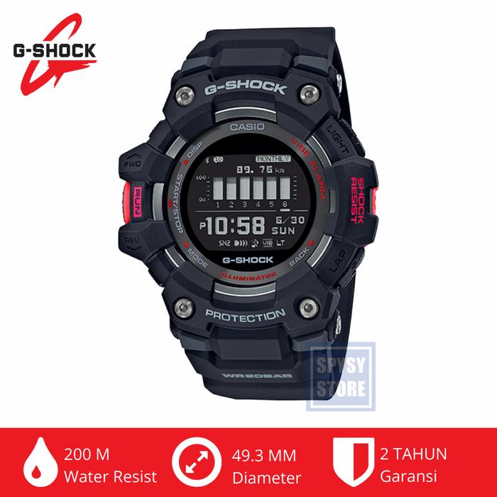 Casio Bluetooth G-Shock Gbd-100-1dr Gbd100 Original Jam Smartwatch