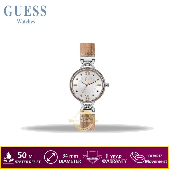 Jam Tangan Wanita GUESS GC Y49002L1MF Stainless Steel Original
