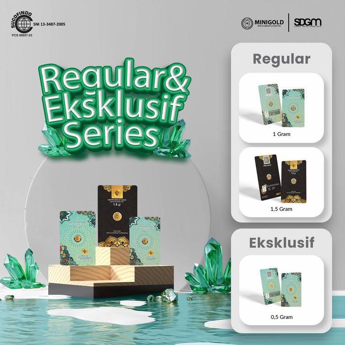 Emas Minigold Reguler 1gr - 1.5gr