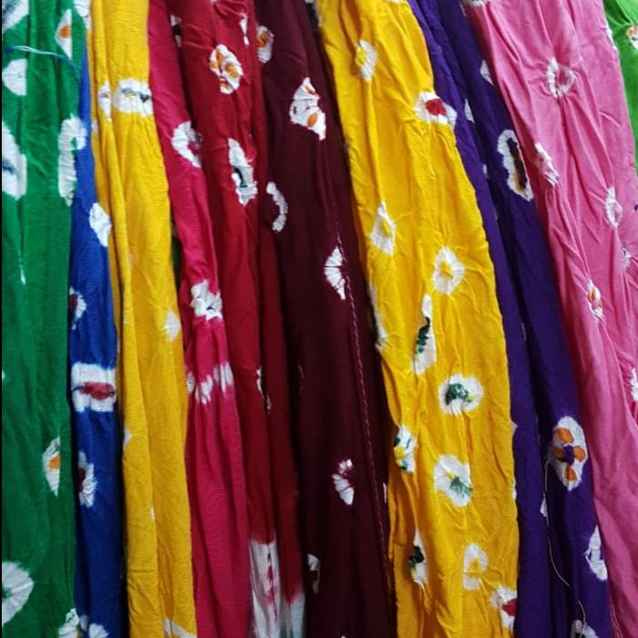 syal batik jumputan jogja