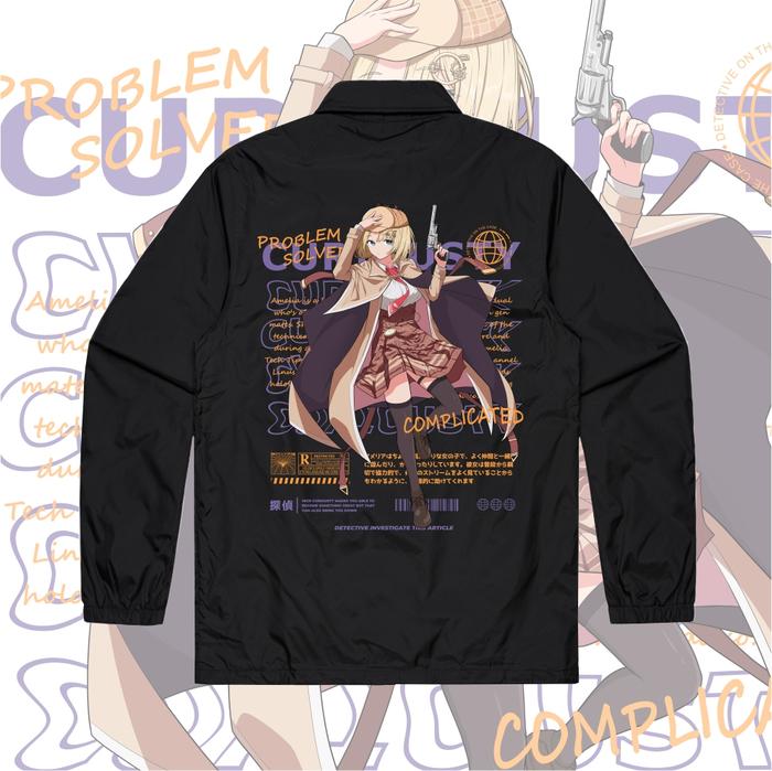 Jaket Coach Parasut Hololive English - Amelia Watson " Curiousty "