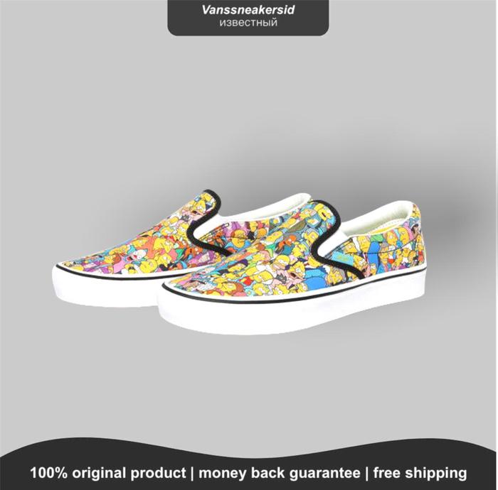 VANS X THE SIMPSONS SLIPON COMFYCUSH "THE SIMPSONS SPRINGFIELD"