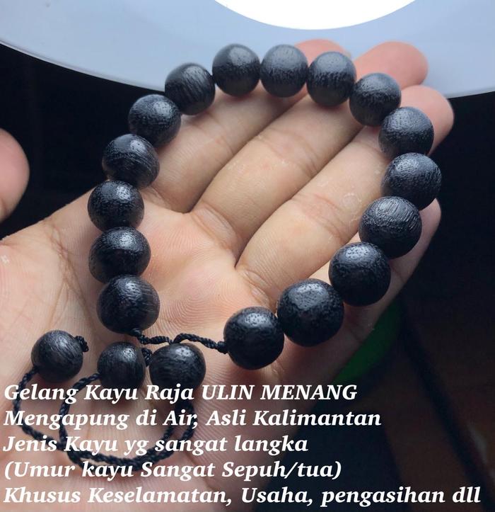 Gelang Kayu Raja Ulin Menang Asli Kalimantan Umur Sangat Tua