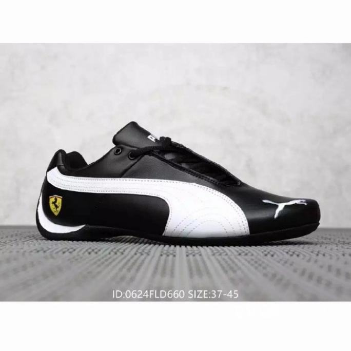 New Sepatu Puma Ferrari Original Warna Hitam putih Sepatu Pria Sneaker