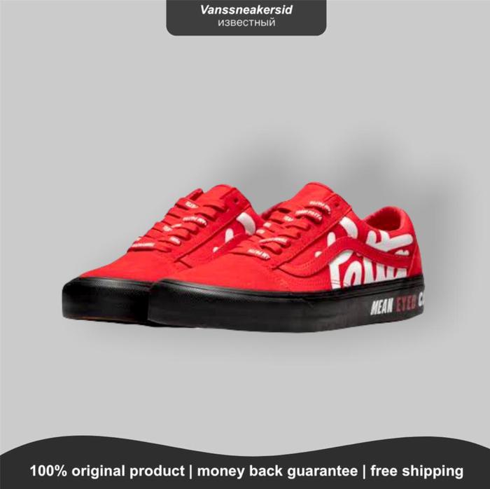 VANS x PATTA MEAN EYE CATS RED ORIGINAL